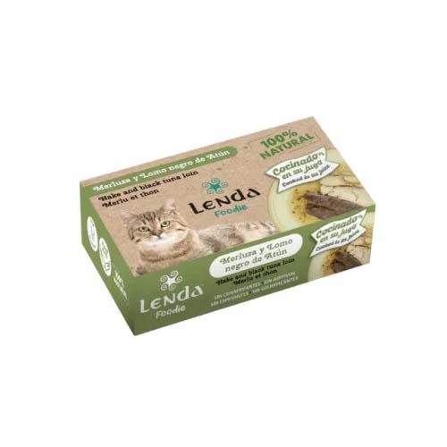 Lenda Cat Foodie Hake and Tuna (Latas) - 120 gr x 25