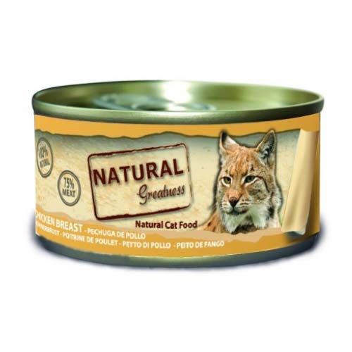 Natural Greatness Cat Peito de Frango (Latas) 70 gr x 24