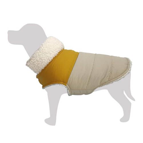 Casaco cão com gola peluche Quénia
