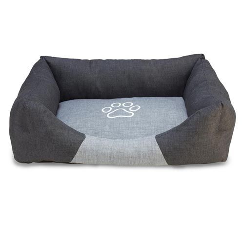 Cama Arquivet Preto/Cinzento com pegada