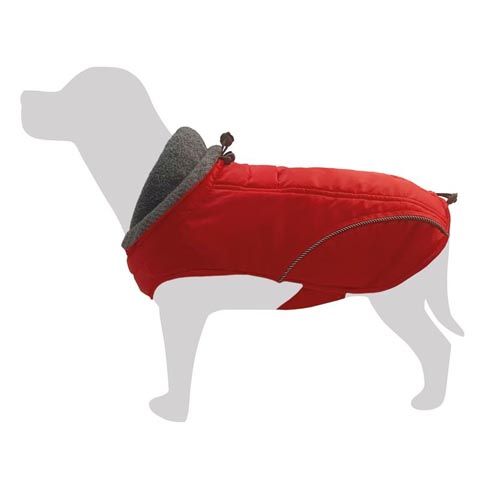 Colete cão refletor vermelho Monviso