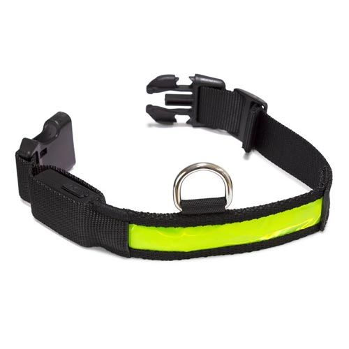 Colar luminoso LED amarelo