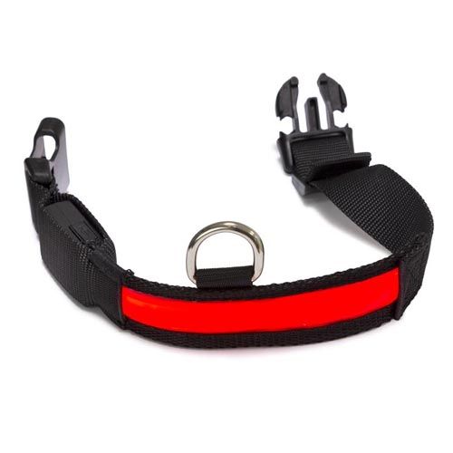 Colar luminoso LED vermelho