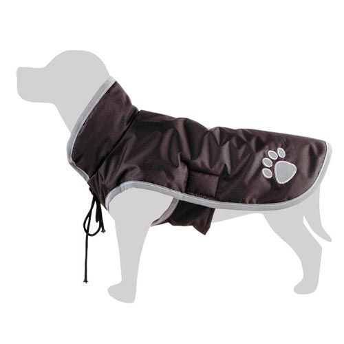 Impermeável cão preto