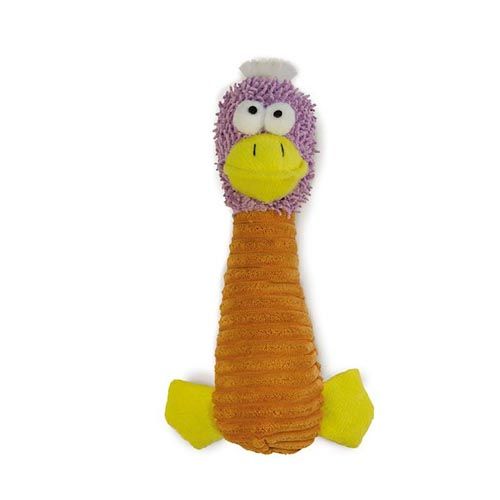 Brinquedo cão peluche laranja