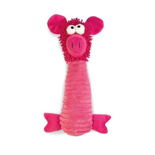 Brinquedo cão peluche rosa