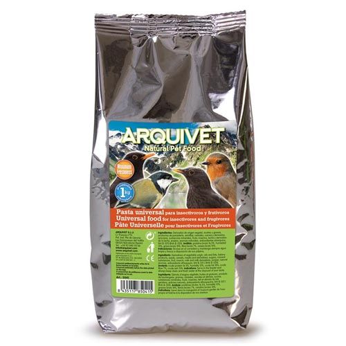 Pasta universal para insectívoros e frutívoros Arquivet