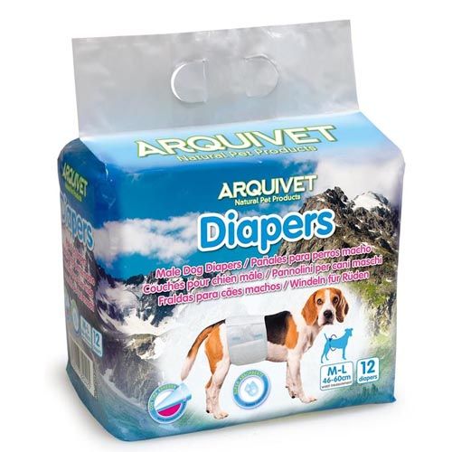 Fraldas para cão macho Arquivet