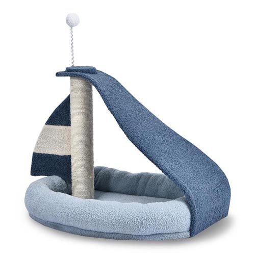 Raspador gatos Boat descanso e jogo
