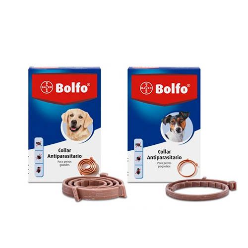 Coleira antiparasitária Bolfo para cães