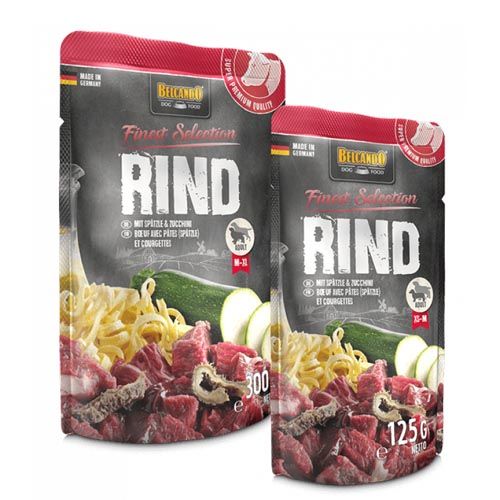 Belcando Dog noodles com carne de vaca e aboborinha (Saquetas)