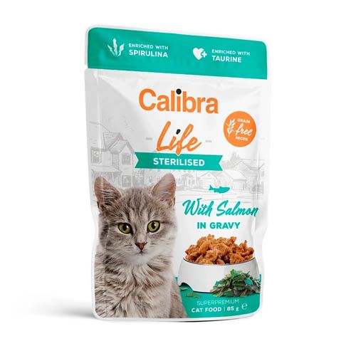 Calibra Cat Life Kitten Salmon in Gravy (Saquetas)