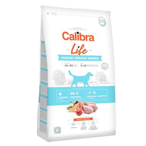 Calibra Dog Life Junior Razas Medianas Frango