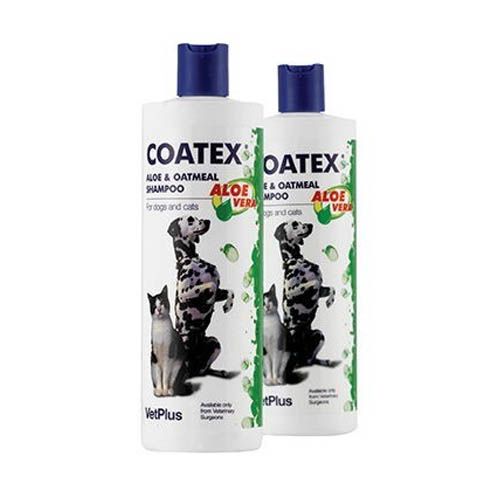 Champô Aloe e Avena Coatex para cães e gatos