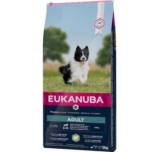 Eukanuba Adulto Cordeiro e Arroz Raças Pequenas+Médias