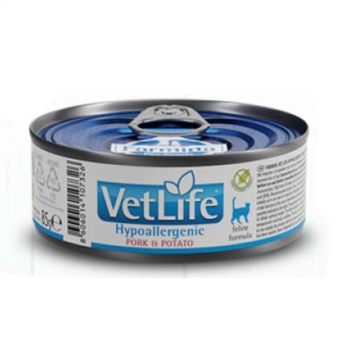 Farmina Vet Life Cat Hypoallergenic Pork (Latas)