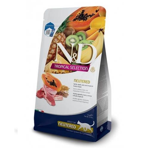Farmina N&D Cat Tropical Selection Neutered Lamb