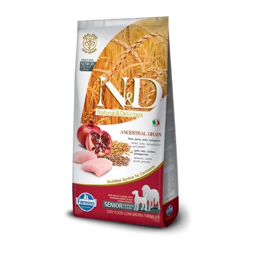 Farmina N&D Ancestral Grain Senior Medium - Maxi cães