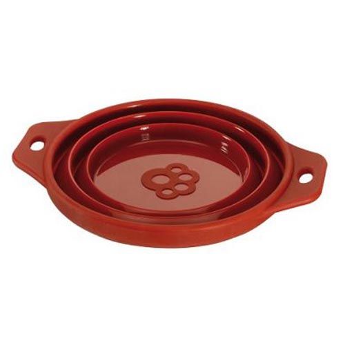 Comedouro Dobrável Silicone Travelling Tigela