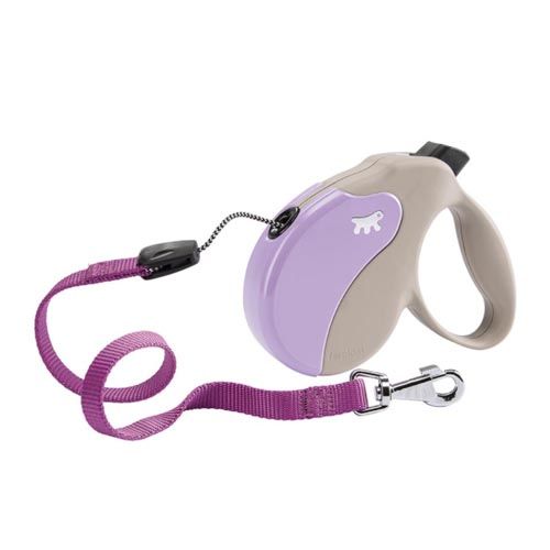 Correia extensible Ferplast Amigo Cordón Lila Beige