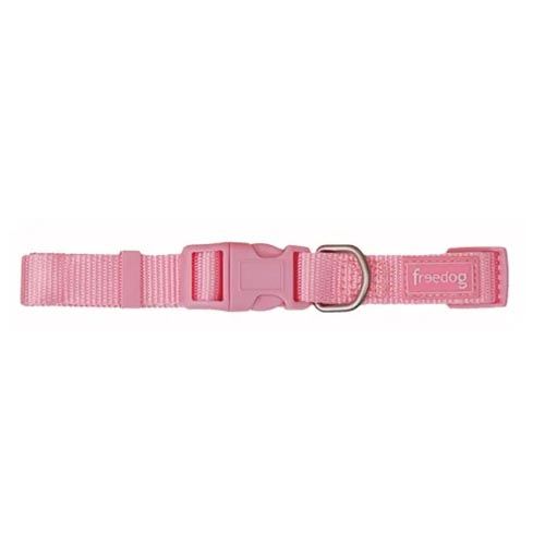 Collar Perro Freedog Nylon Basic Pink