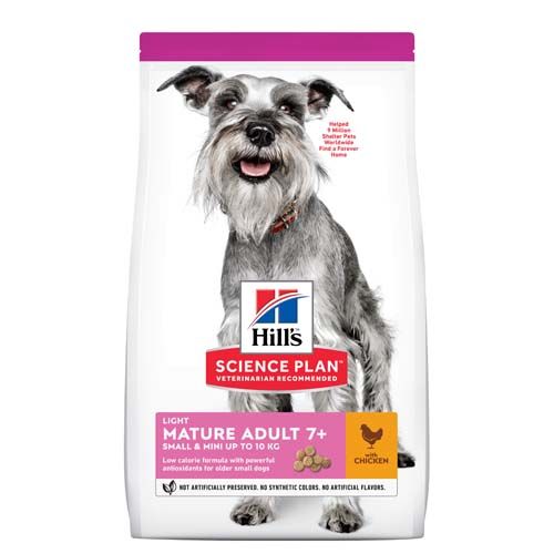 Hill's Science Plan Canine Mature Adult 7+ Light Small & Mini Frango