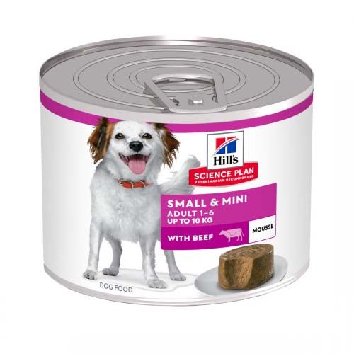 Hill's Canine Adult Mousse Small & Mini Beef (Latas)