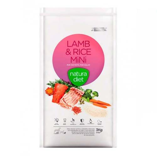Natura Diet Lamb & Rice Mini (Cordeiro e Arroz)
