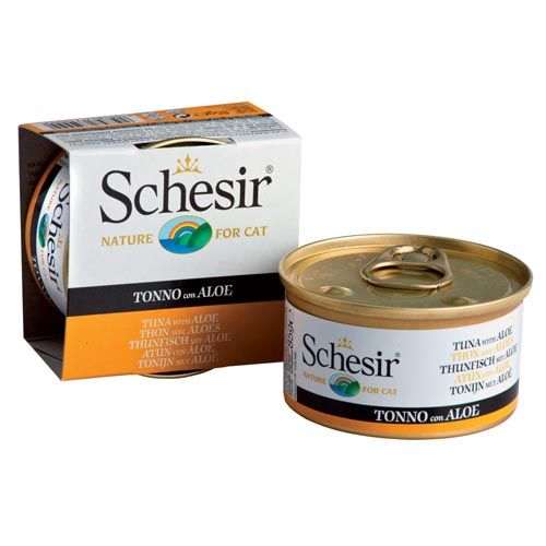 Schesir Gato Atum e Aloe em Gelatina (Latas)