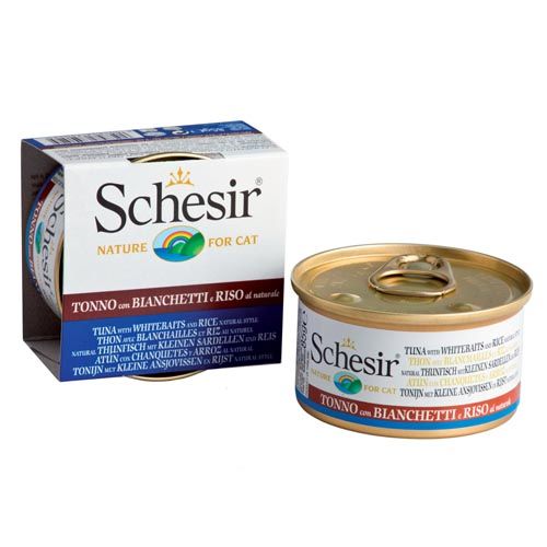 Schesir Gato Atum e Anchovas Pequenas ao Natural(Latas)