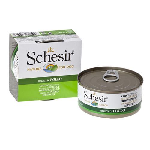 Schesir Gato Filetes de Frango ao Natural (Latas)