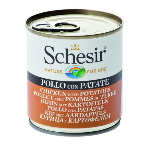 Schesir cães Frango e batatas (Latas)