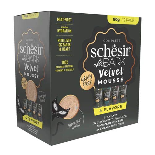 Schesir Gato After Dark Pack Variado Velvet Mousse (Saquetas)
