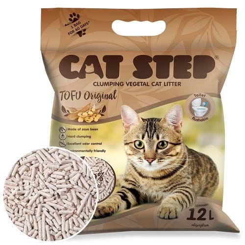 Cat Step Tofu Original Areia Vegetal Biodegradável para Gatos
