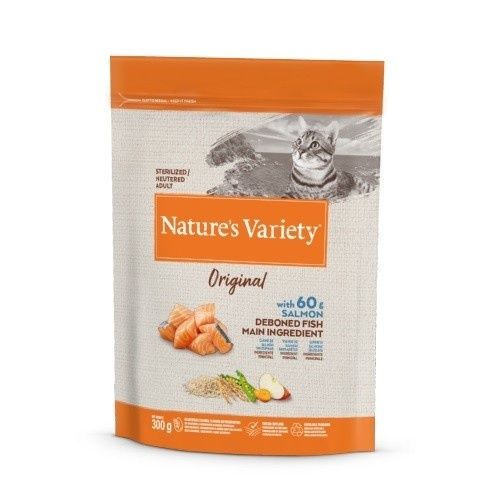 Nature's Variety Cat Adult Original Sterilized Salmão