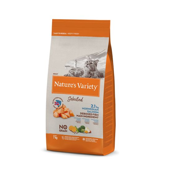 Nature's Variety Cat Adult Selected Salmão norueguês