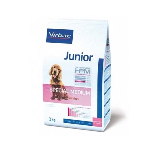 Virbac HPM Junior Special Medium Cão