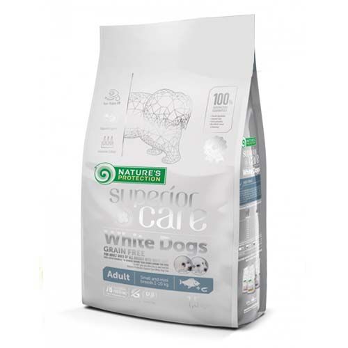 Nature's Protection Superior Care White Dogs Adult Small Peixe