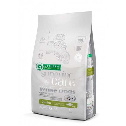 Nature's Protection Superior Care White Dogs Junior Small Peixe