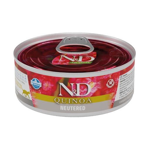Farmina N&D Ocean Neutered Cat - Farmina N&D Cat Quinoa Neutered (Latas) 24 x 80 gr