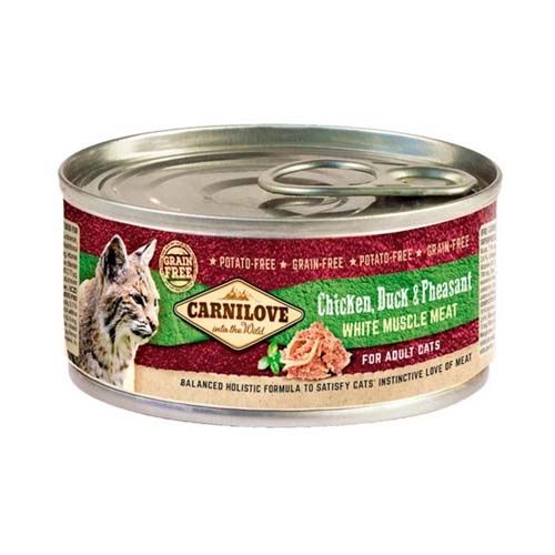 Carnilove Cat Adult Chicken & Duck (Latas) - 12 x 100 gr