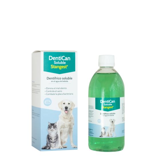 Dentífrico solúvel Dentican para cães e gatos