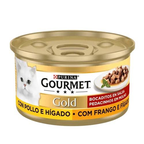 Gourmet Gold Bocaditos de Frango e Fígado
