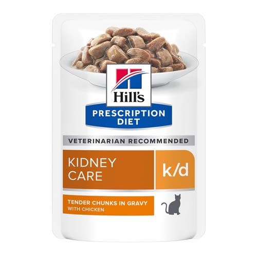 Hill's Prescription Diet Feline K/D Chicken (Saquetas)