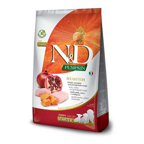 Farmina N&D Grain Free Pumpkin Starter Puppy Frango