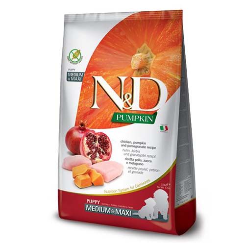 Farmina N&D Grain Free Pumpkin Puppy Medium Maxi Frango
