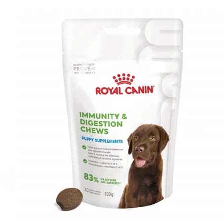 Royal Canin Immune & Digestion Support Dog Chews Puppy - 100 gr x 8