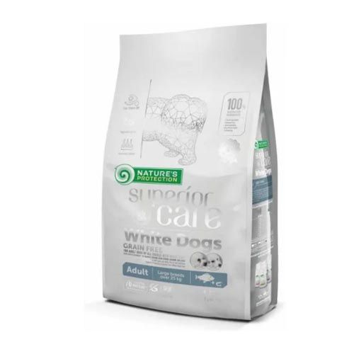 Nature's Protection Superior Care White Dogs Adult Large Fish